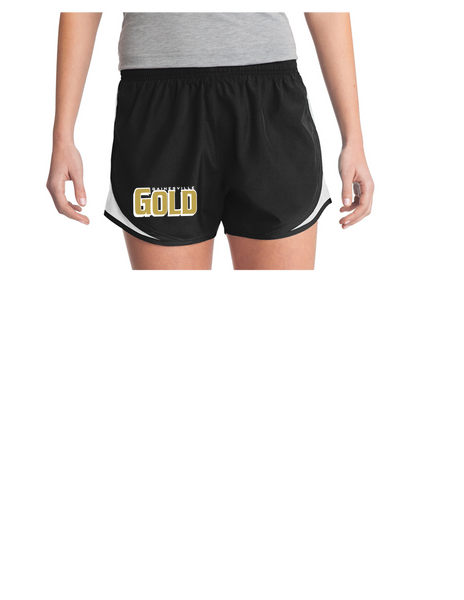 GAINESVILLE GOLD CADENCE LADIES SHORTS BLK/WH/TBLK