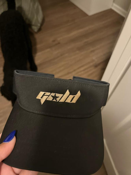 GOLD PREMIER COTTON TWILL VISOR