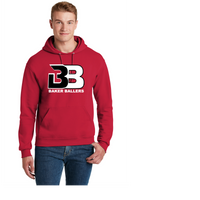 BAKER BALLERS UNISEX HOODIE RED