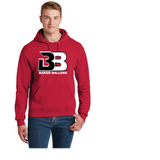 BAKER BALLERS UNISEX HOODIE RED