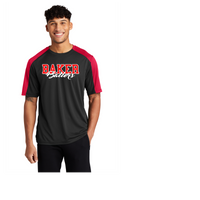 BAKER BALLERS DRIFIT COMPETITOR TEE SHORT SLEEVE BLACK AND RED