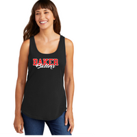 BAKER BALLERS COTTON LADIES FIT REG TANK  WORD LOGO