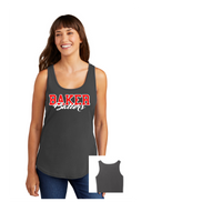 BAKER BALLERS COTTON LADIES FIT REG TANK  WORD LOGO