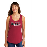 BAKER BALLERS COTTON LADIES FIT REG TANK  WORD LOGO