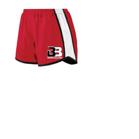 BAKER BALLERS TEAM SHORTS RED GIRLS OR LADIES SIZES