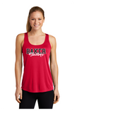 BAKER BALLERS LADIES DRIFIT RACERBACK TANK RED