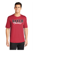 BAKER BALLERS BLACK AND RED  COTTON TEE SHORT SLEEVE