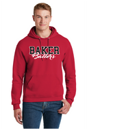 BAKER BALLERS UNISEX HOODIE RED