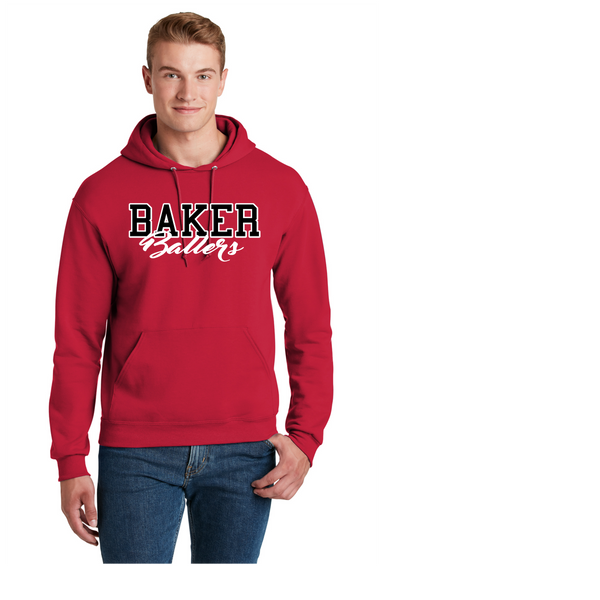 BAKER BALLERS UNISEX HOODIE RED