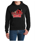 BALDWIN INDIANS BAND COLOR GUARD UNISEX FLEECE HOODIE RED AND BLACK