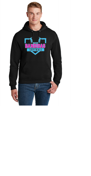 BANDIDAS  SOFTBALL UNISEX HOODIE 50/50