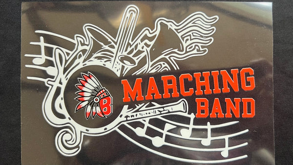 BALDWIN INDIANS CAR DECAL