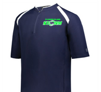 FLEMING ISLAND STORM CLUB CAGE JACKET UNISEX NAVY WHITE EMBROIDERED