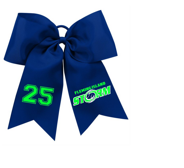 FLEMING ISLAND STORM NAVY BOW  WITH NUMBER