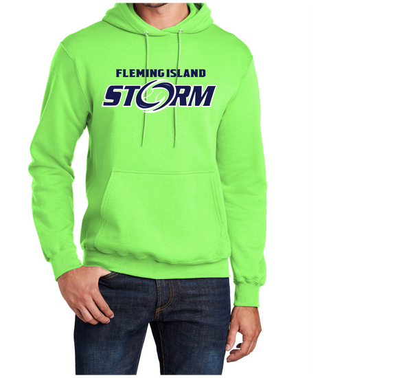 FLEMING ISLAND STORM LIME HOODIE UNISEX 50/50