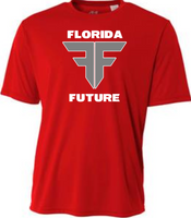 FLORIDA FUTURE BLACK,RED,WHITE OR GREY  DRI FIT UNISEX SHORT SLEEVE TEE A4