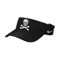 FREEDOM JOLLY ROGERS EMBROIDERED NIKE DRI-FIT PERFORMANCE VISOR