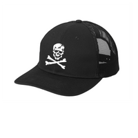 FREEDOM JOLLY ROGERS MENS TRUCKER HAT EMBROIDERD