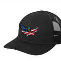 FREEDOM EMBROIDERD MENS TRUCKER SNAP BACK HAT EAGLE