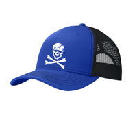 FREEDOM JOLLY ROGERS MENS TRUCKER HAT EMBROIDERD