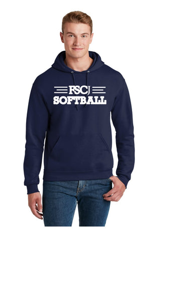 FSCJ SOFTBALL JERZEES 50/50 UNISEX HOODED SWEATSHIRT