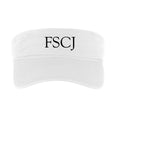 FSCJ COTTON TWILL VISOR EMBROIDERED