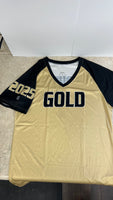 GAINESVILLE GOLD TURBO SUBLIMATED JERSEY GOLD AND BLACK  TORSE W/GRAD YEAR