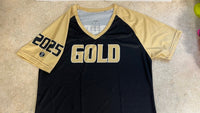 GAINESVILLE GOLD TURBO SUBLIMATED JERSEY GOLD AND BLACK  TORSE W/GRAD YEAR