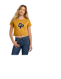GOLD PREMIER GP LADIES CALI CROP TEE SHORT SLEEVE  POLY/ COTTON