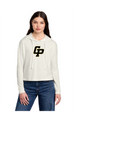GOLD PREMIER GP LADIES CROP TOP HOODIE WITH DRAW STRING