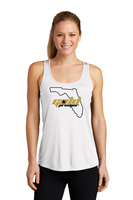 GOLD PREMIER LADIES RACERBACK DRIFIT TANK STATE DESIGN