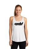 GOLD PREMIER LADIES DRIFIT RACERBACK TANK TOP WHTIE