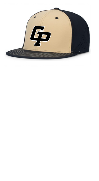 GOLD PREMIER MENS Premium Lightweight Perforated PacFlex Cap Powered by Coolcore®   EMBROIDERED