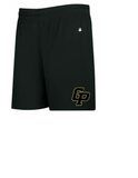 GOLD PREMIEER GP LOGO LADIES DRIFIT SHORTS 5 INCH  INSEAM VEGAS GOLD