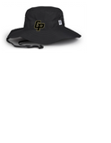 GOLD PREMIER GP LOGO BUCKET HAT WHITE DRIFIT EMBROIDERED
