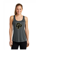 GOLD PREMIER GP LOGO LADIES RACERBACK DRIFIT TANK TOPS