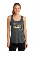 GOLD PREMIER LADIES RACERBACK DRIFIT TANK STATE DESIGN