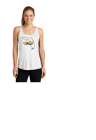 GOLD PREMIER LADIES BELLA CANVAS RACERBACK  FLOWY TANK