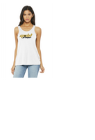 GOLD PREMIER LADIES BELLA CANVAS RACERBACK  FLOWY TANK