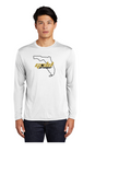 GOLD PREMIER UNISEX WHITE LONG SLEEVE DRIFIT