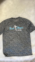 TEAM CHOSEN SOFTBALL DIGI CAMO WHITE GREY UNISEX DRIFIT SHORT SLEEVE