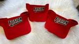 Fusion -Jax cotton twill visors