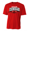 Baldwin Indians HS color guard unisex cotton tee short sleeve red