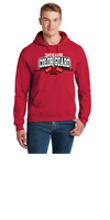 BALDWIN INDIANS COLOR GUARD RED UNISEX HOODIE 50/50