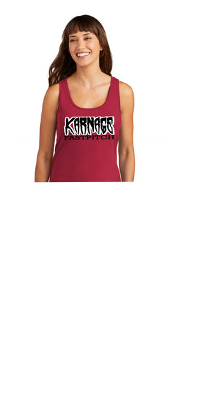 KARNAGE LADIES CUT REGULAR COTTON TANK TOP