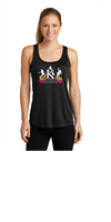 K ZONE LADIES BLACK RACERBACK TANK TOP