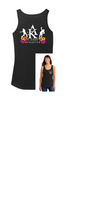 K ZONE ATHLETICS ladies fit cotton tank black