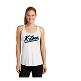 K ZONE PREMIER   LADIES SCRIPT RACERBACK DRIFIT TANK TOP