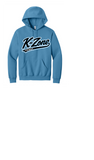 K ZONE PREMIER SCRIPT UNISEX HOODIE LONG SLEEVE INCLUDES NUMBER