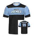 K ZONE PREMIER PARENT SUBLIMATED UNISEX OR LADIES JERSEYS WITH NAME AND NUMBERS